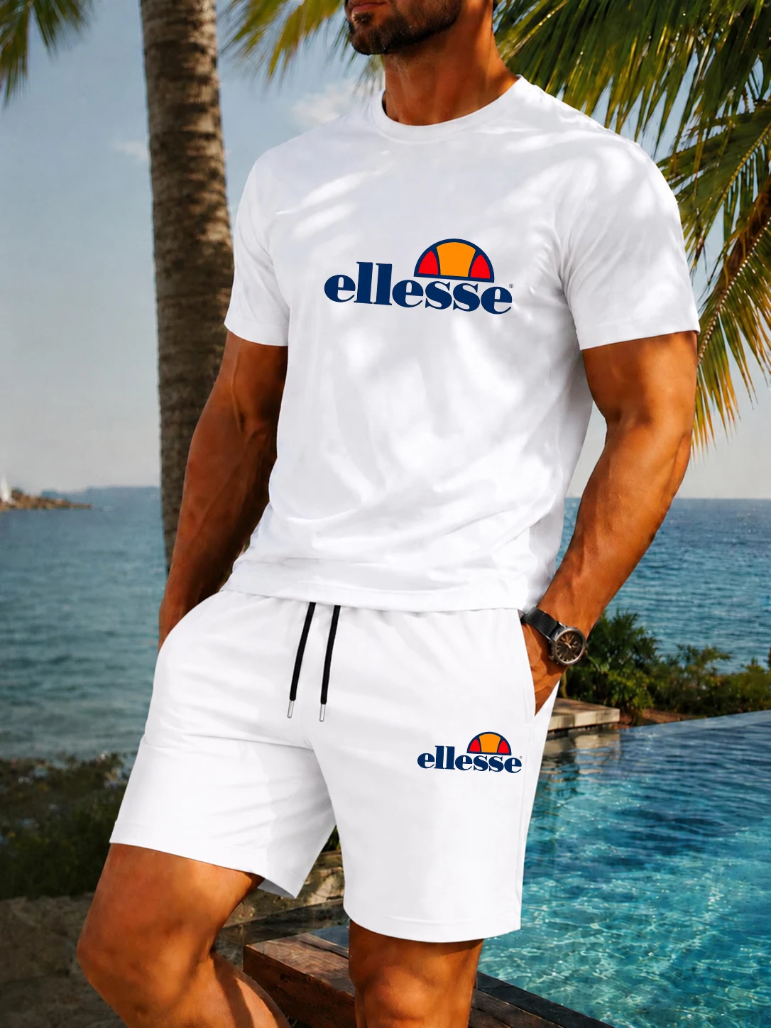 Mens Fashion Clothes - Nuevo Conjunto de Dos Piezas de