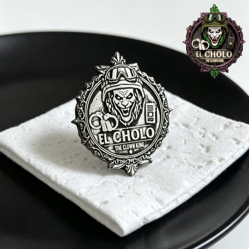Men'S Fashion With Hat - Broche con Logotipo de Payaso Personalizado,