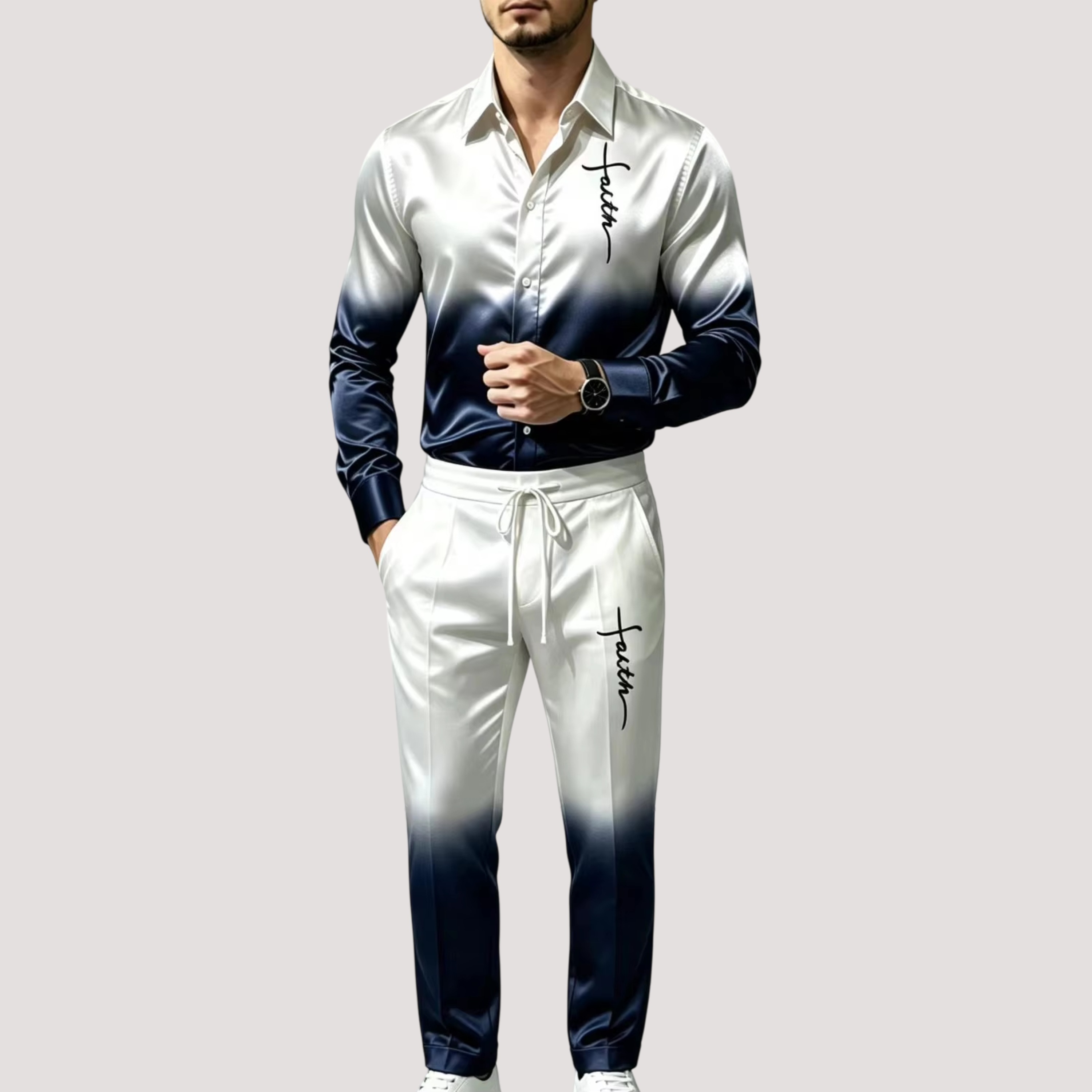 Mens Fashion Clothes - Conjunto Deportivo de Dos Piezas para