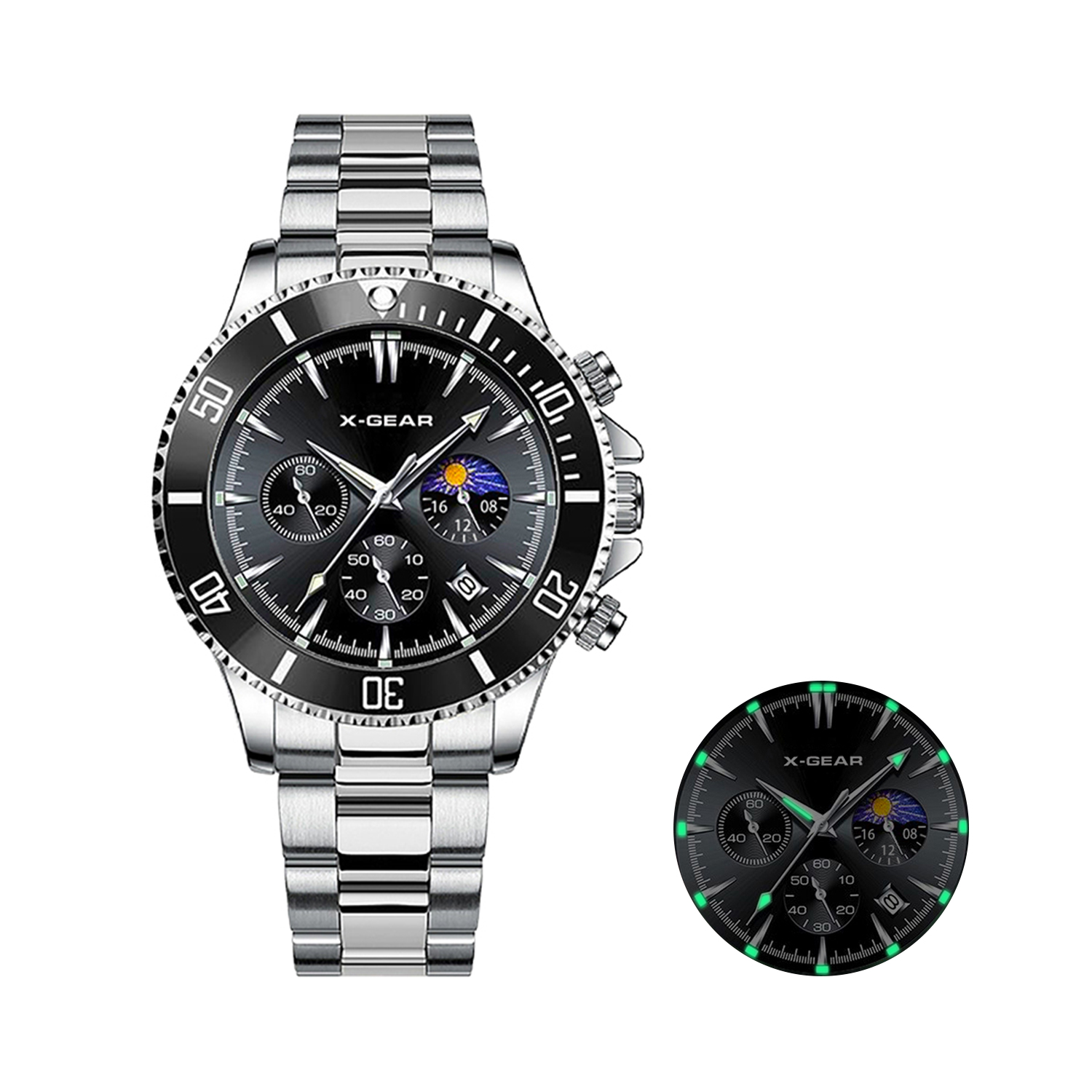 Men'S Fashion X - Reloj de Cuarzo X-GEAR para Hombre,