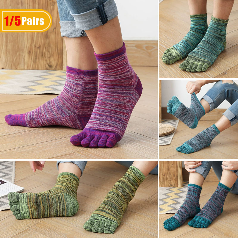 Socks Ankle Men - 1/5 pares de calcetines felices con