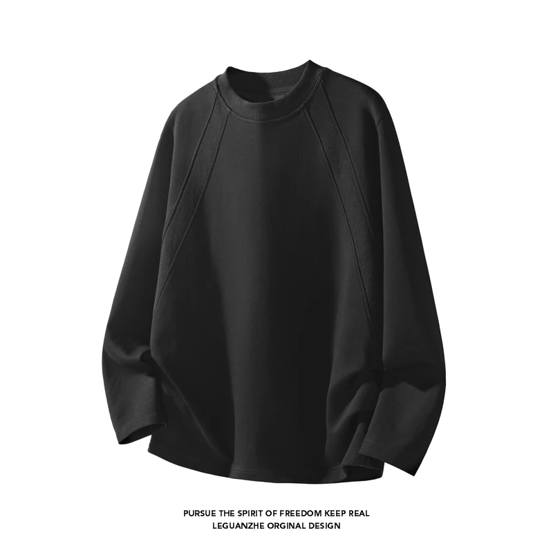 Men'S Fashion T Shirts - Camiseta de manga larga con cuello