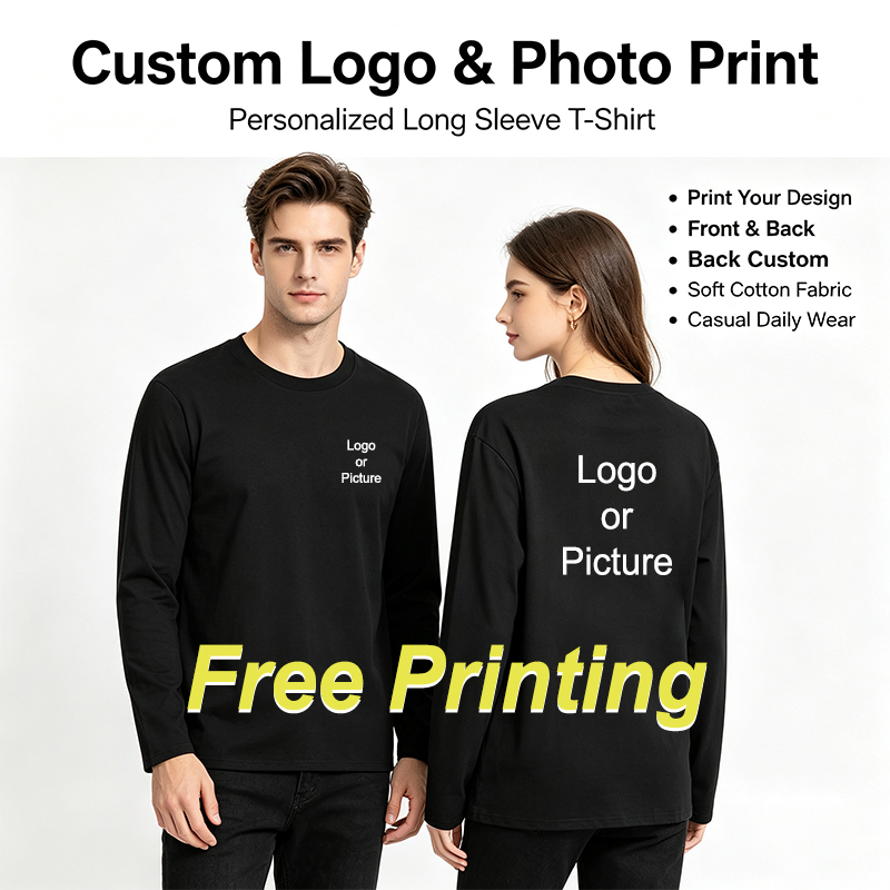 Men'S Fashion T Shirts - Camisetas de Manga Larga de Algodón