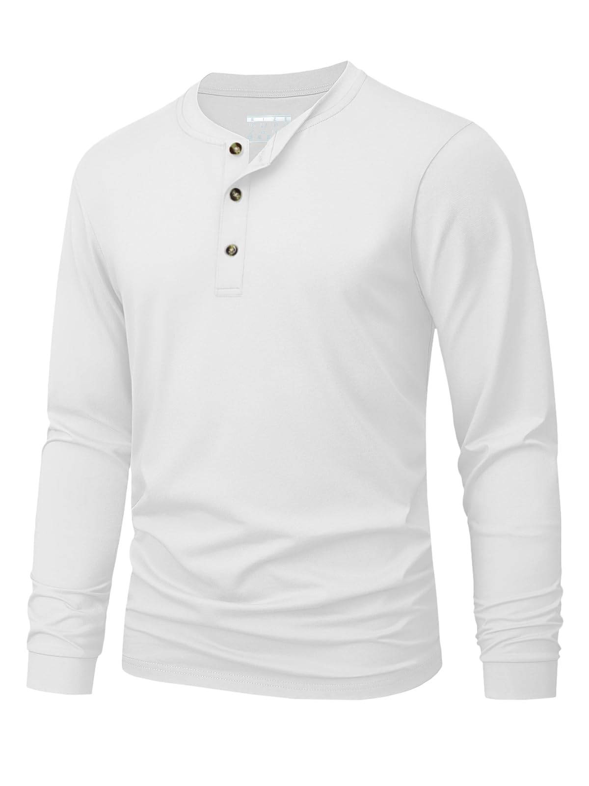 Mens Fashion Clothes - Camiseta Henley para hombre, camisetas de