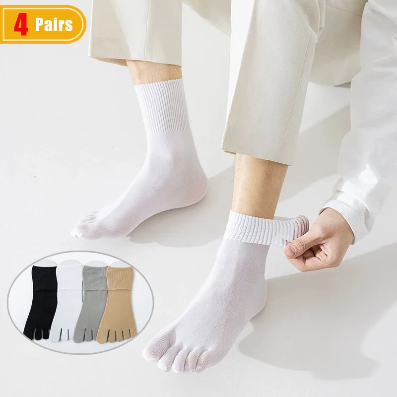Socks Ankle Men - 4 pares de calcetines finos de