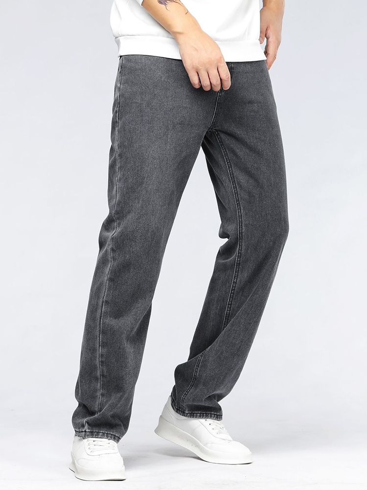 Jeans Holgados de Moda Coreana - Men'S Fashion Grey Jeans reseña y precio