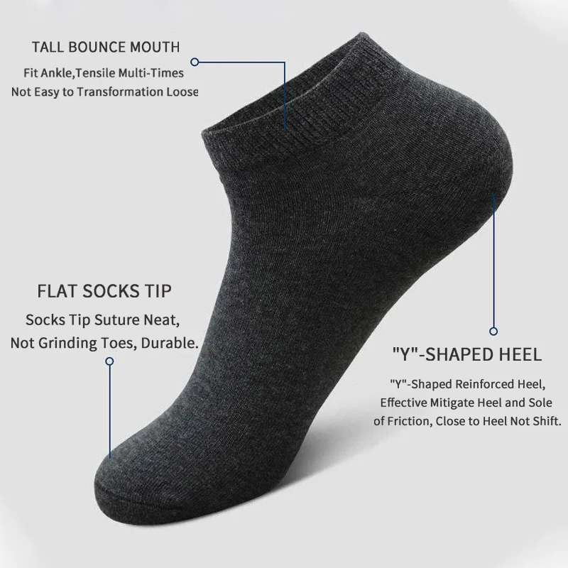 5 pares de calcetines náuticos - Socks Ankle Men reseña y precio