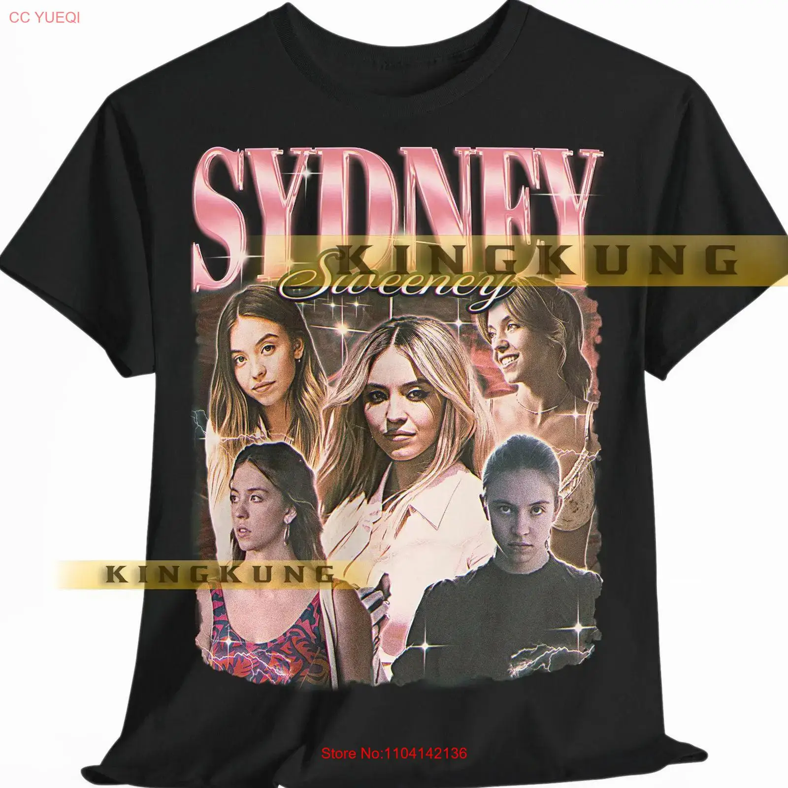 Camiseta SYDNEY SWEENEY Vintag - Men'S Fashion Sydney reseña y precio