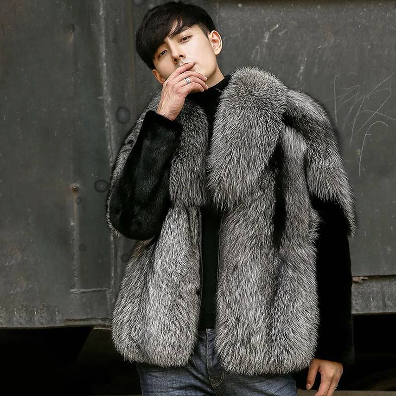 Abrigo de piel sintética para  - Men'S Fashion X reseña y precio