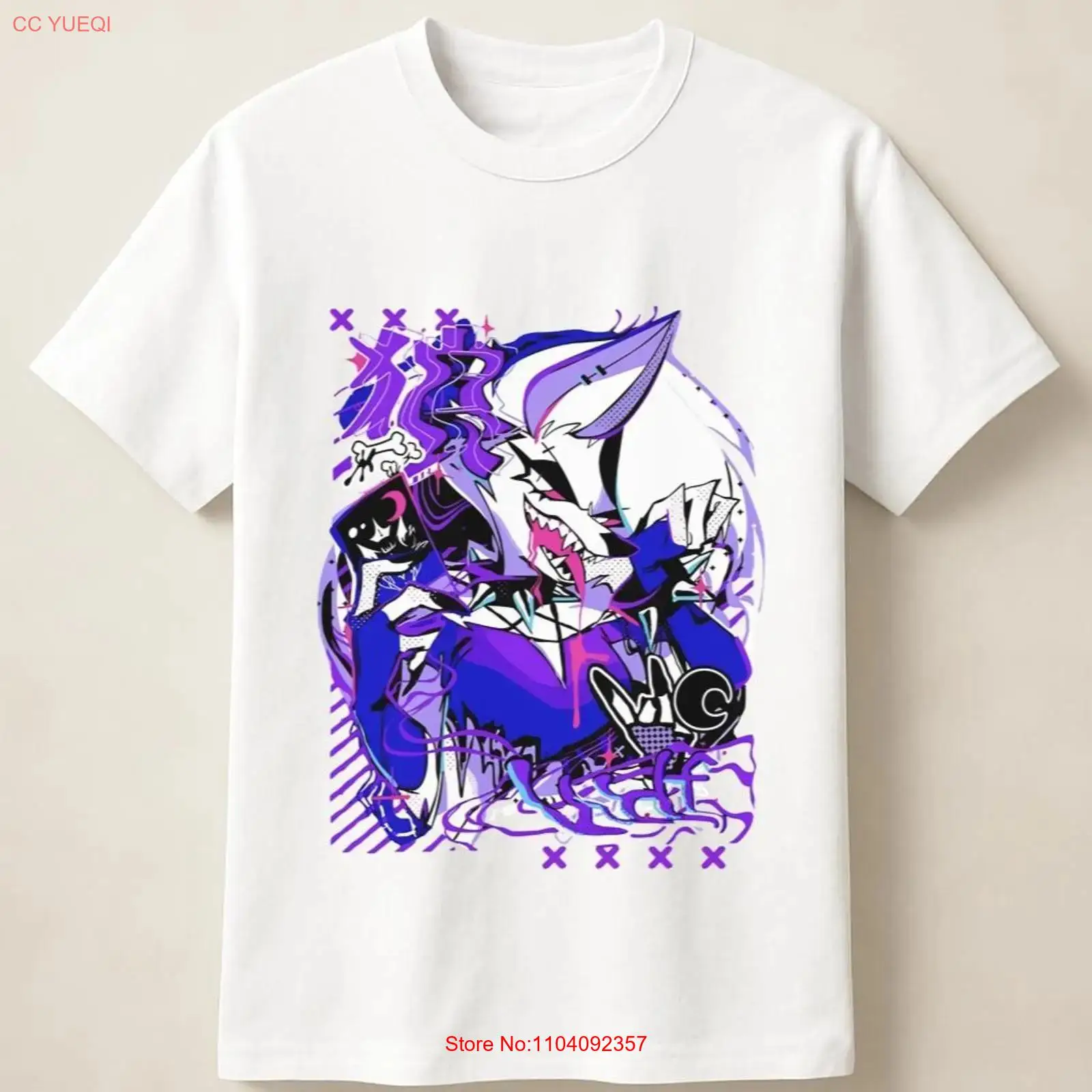 Camiseta Morada con Estampado  - Poster Men Fashion reseña y precio