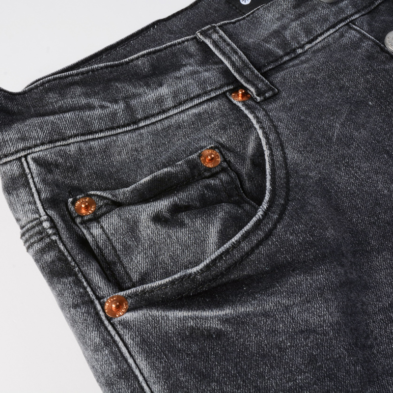 Pantalones casuales negros y g - Men'S Fashion Grey Jeans reseña y precio