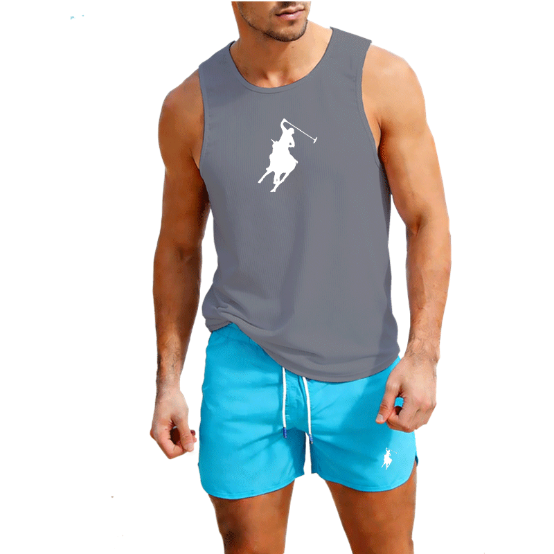 Conjunto de 2 piezas de chalec - Mens Fashion Summer reseña y precio