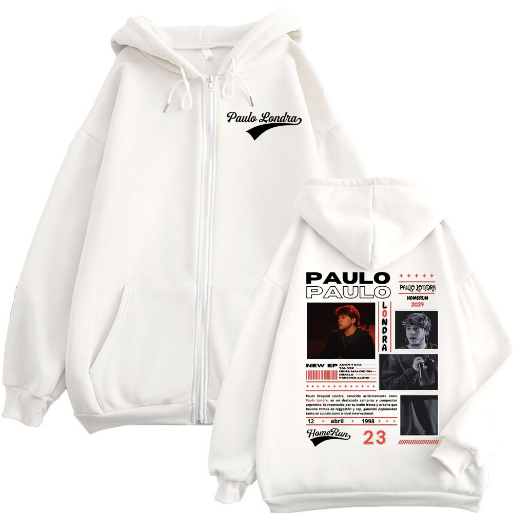 Rapero Paulo Londra Homerun ál - Mens Fashion Zip Up Hoodies reseña y precio