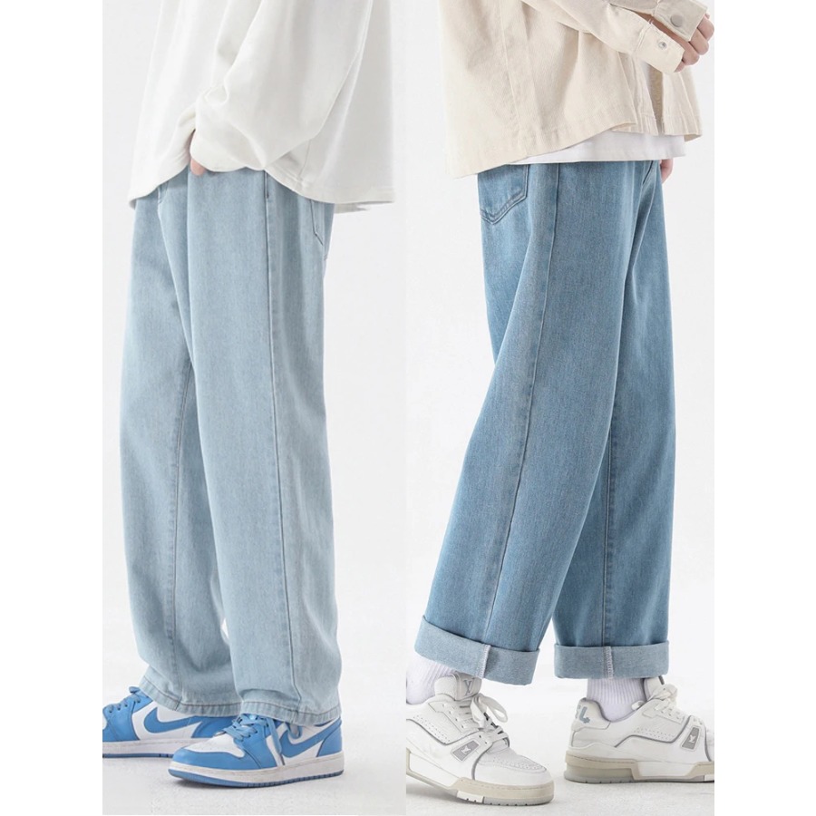 Pantalones Vaqueros Casuales d - Men'S Fashion Grey Jeans reseña y precio