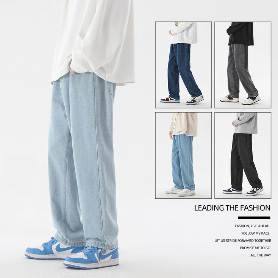 Pantalones Vaqueros Casuales d - Men'S Fashion Grey Jeans reseña y precio
