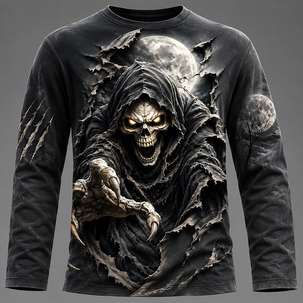 Camiseta de manga larga con es - Men'S Fashion T Shirts reseña y precio
