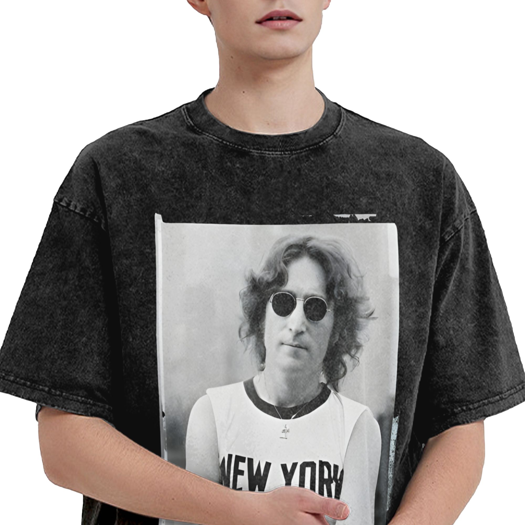 Camiseta Lavada Estilo Harajuk - Men'S Fashion New York reseña y precio