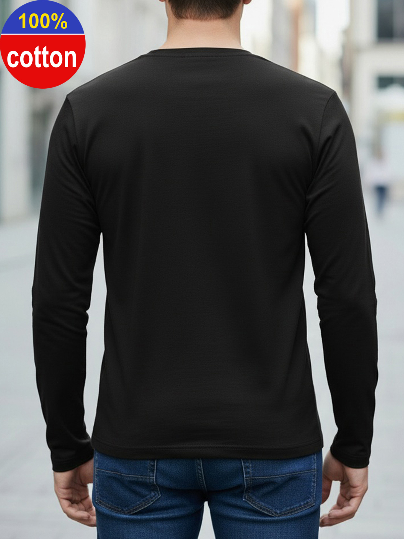 Camiseta de Manga Larga para H - Men'S Fashion T Shirts reseña y precio