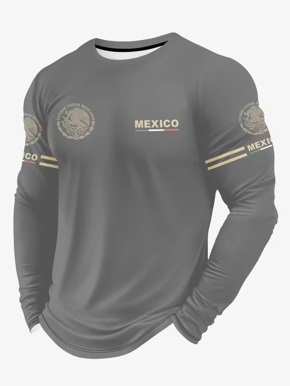 Camiseta con estampado de águi - Mens Fashion Clothes reseña y precio