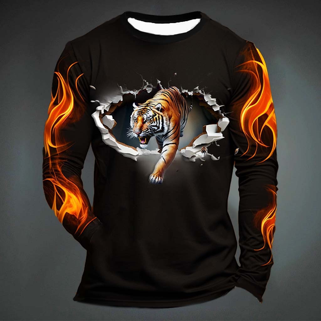 Camiseta divertida con estampa - Mens Fashion Clothes reseña y precio