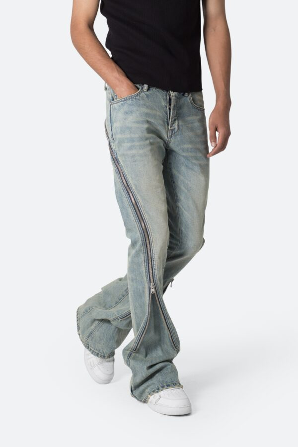 Pantalones Vaqueros de Mezclil - Men'S Fashion Grey Jeans reseña y precio