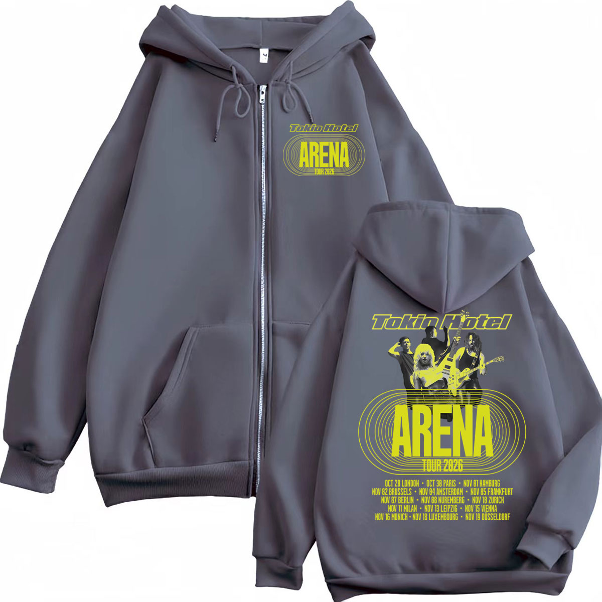 Sudaderas con capucha y cremal - Mens Fashion Zip Up Hoodies reseña y precio