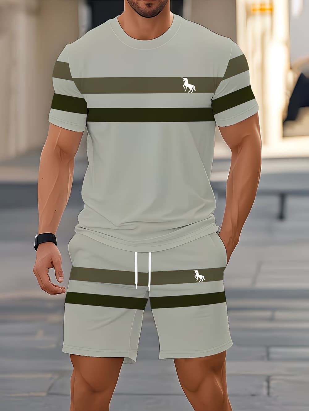 Conjuntos de verano para hombr - Mens Fashion Clothes reseña y precio
