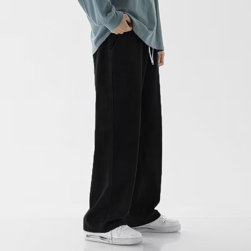 Pantalones vaqueros holgados d - Men'S Fashion Grey Jeans reseña y precio