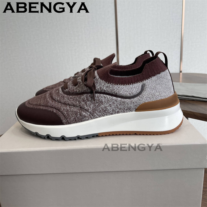 Nuevos mocasines de punto mult - Mens Fashion Trainers reseña y precio