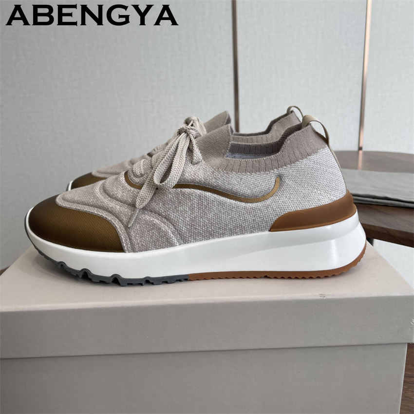 Nuevos mocasines de punto mult - Mens Fashion Trainers reseña y precio